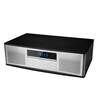 MEDION® LIFE® P64000 All-in-One Audio-System, Musikstreaming via Bluetooth®, Wiedergabe von CD/MP3 & USB-Stick, Edelstahl-Front, 2 x 15 W RMS